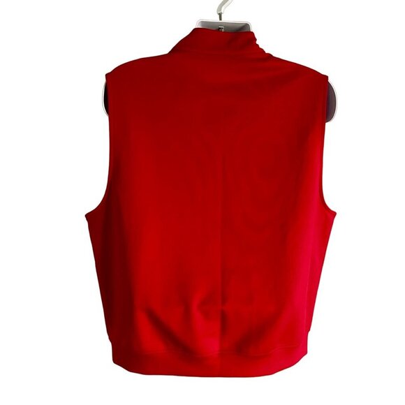 Golf America Red 1/4 Zip Vest Men's Large NEW - Picture 10 of 10